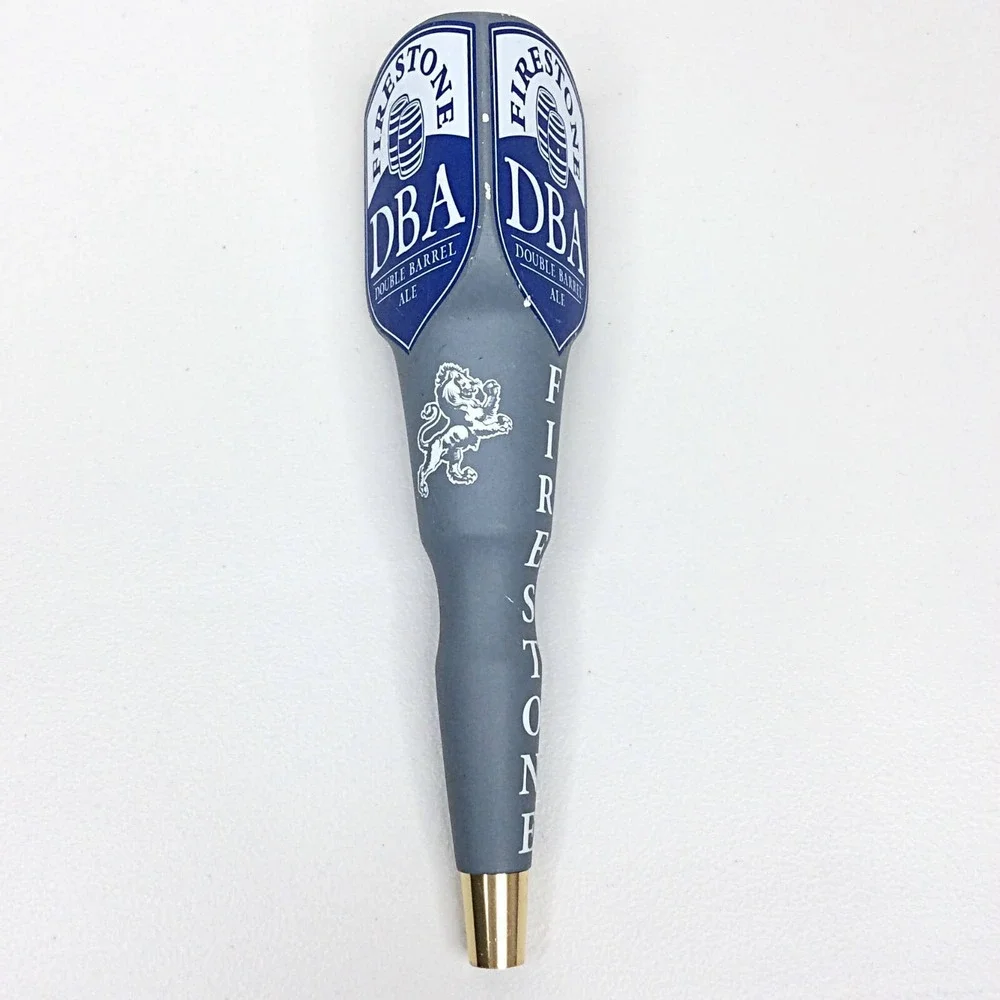 Firestone Brewing DBA Double Barrel Ale Beer Tap Handle Blue 11" Tall - Picture 3 of 8